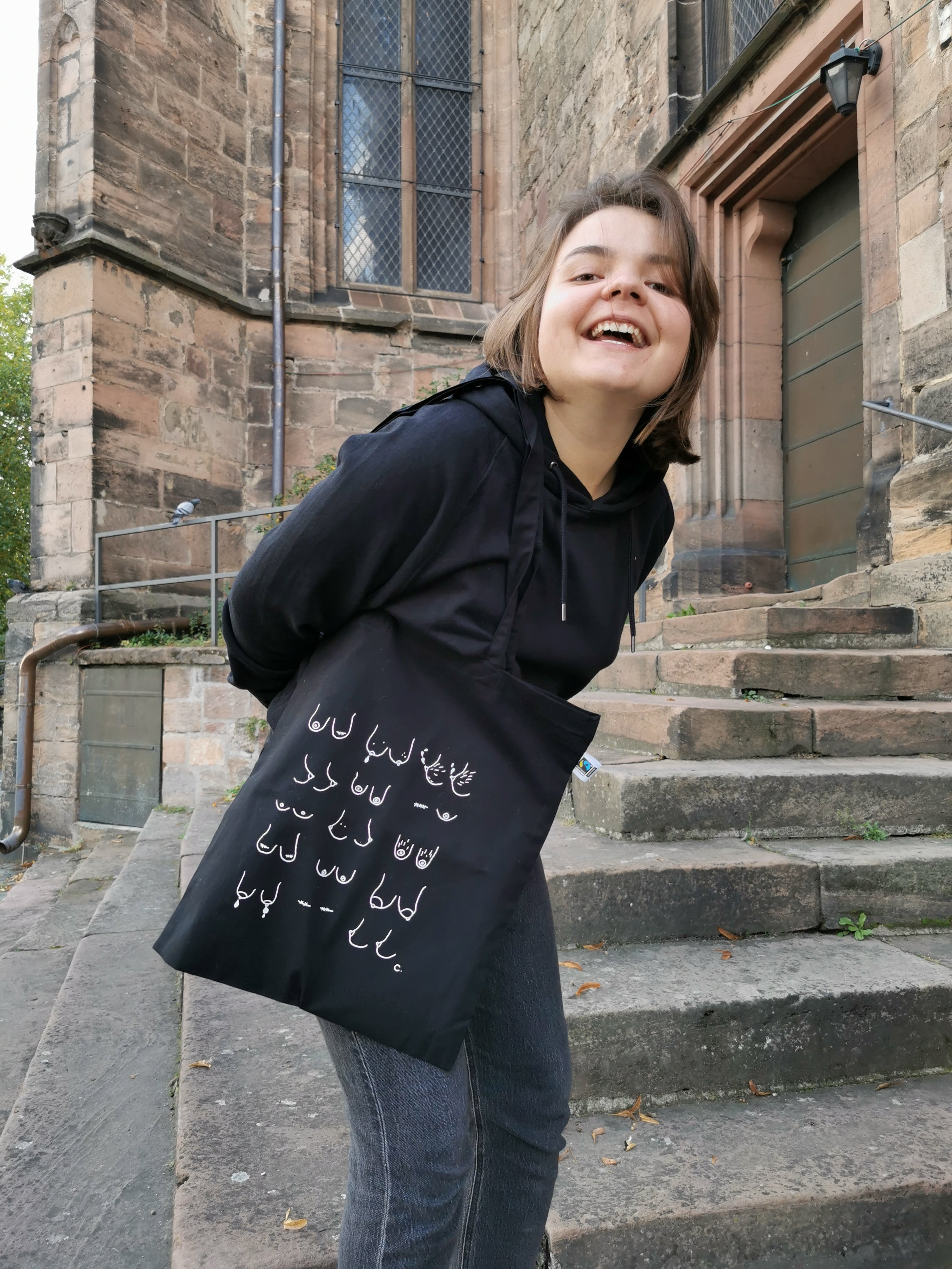 Tasche "Brüste" Fairtrade Bio-Baumwolle