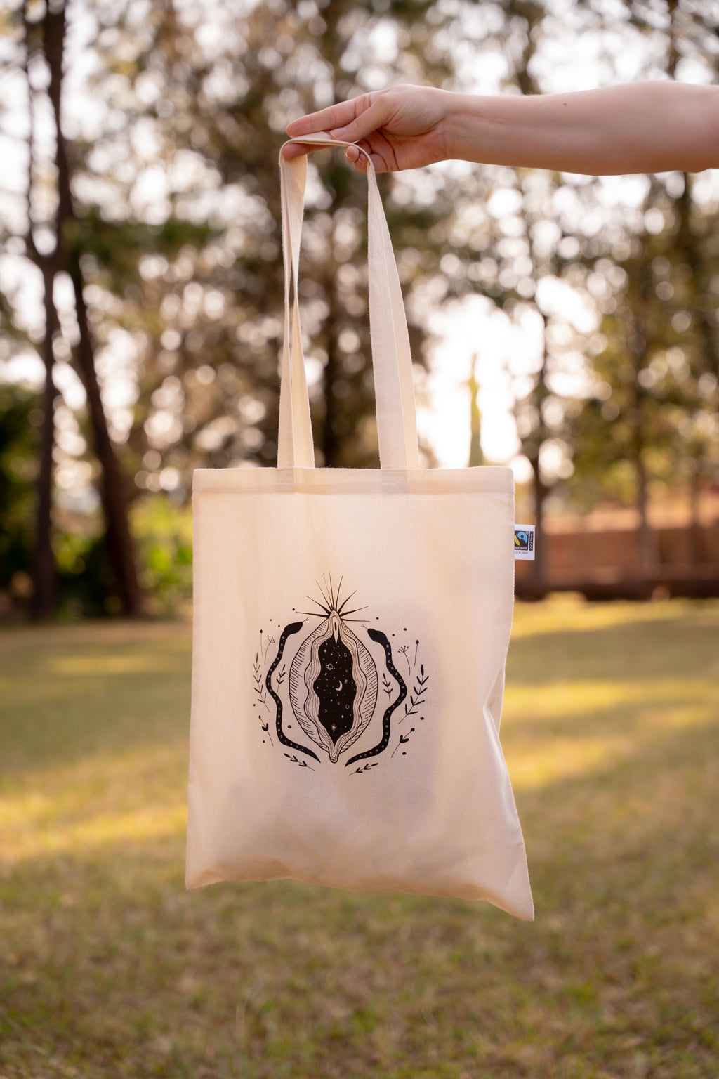 Tasche "Vulva Universe" Fairtrade Bio-Baumwolle