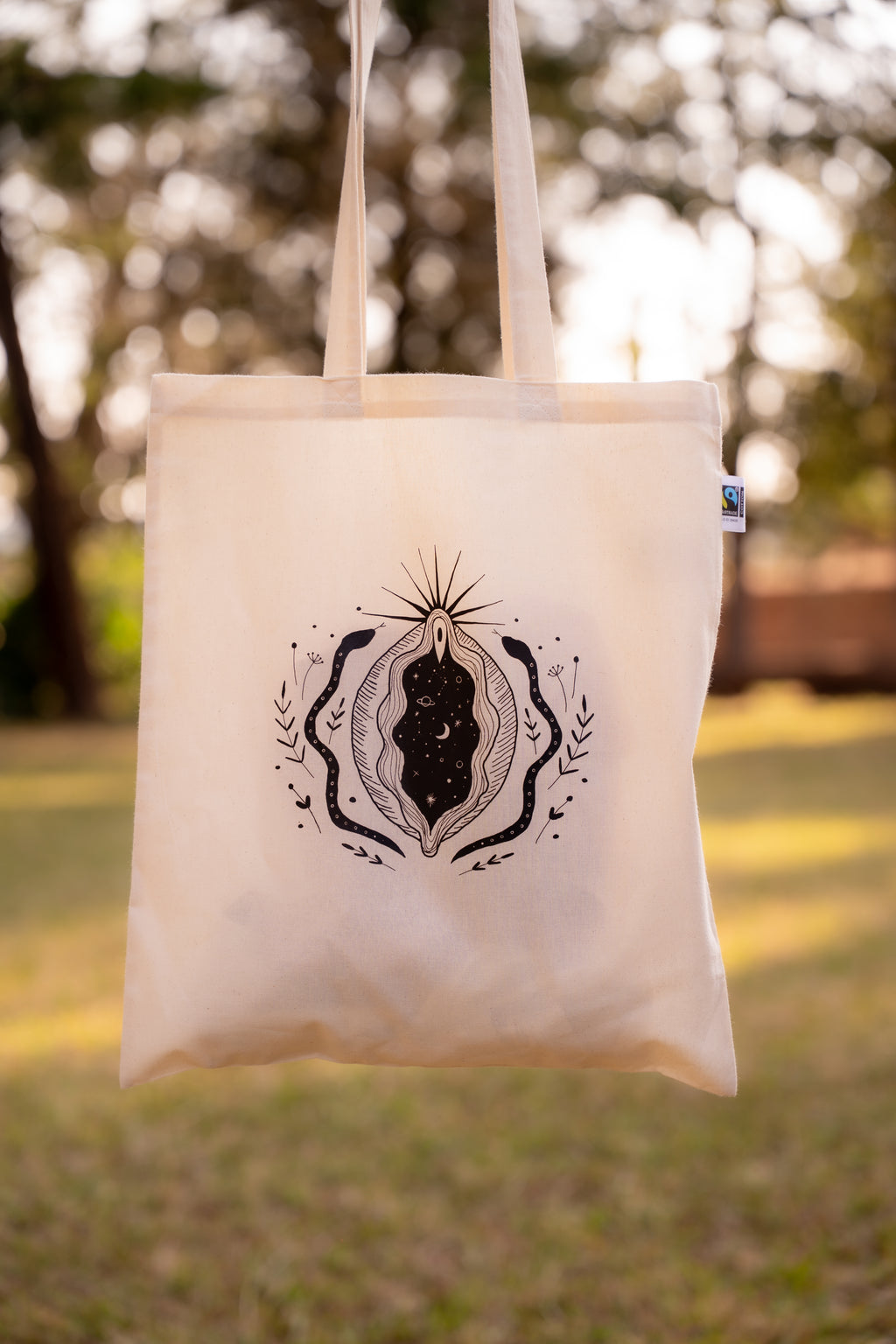 Tasche "Vulva Universe" Fairtrade Bio-Baumwolle